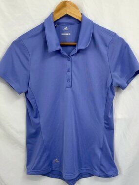 Adidas Lavendar Purple Short Sleeve Golf Tee